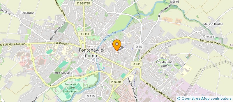 localisation de l'entreprise MONSIEUR JOSSELIN LE CLAIRE à FONTENAY-LE-COMTE