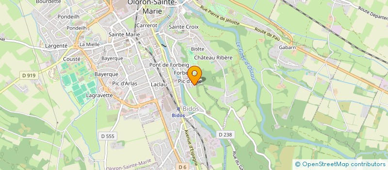 localisation de l'entreprise MONSIEUR JOSSELIN LE GALL  BIDOS