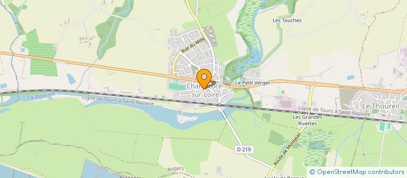localisation de l'entreprise MONSIEUR JOSSELIN LEVEQUE à CHAMPTOCE-SUR-LOIRE