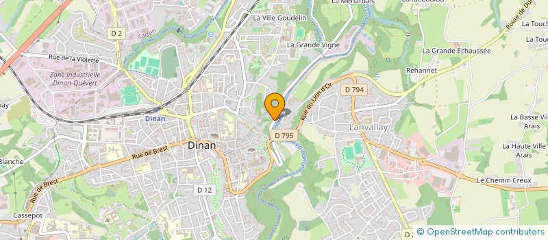 localisation de l'entreprise MONSIEUR JOSSELIN MATIGNON  DINAN