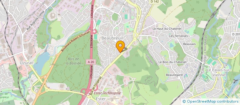 localisation de l'entreprise MONSIEUR JOSSELIN MAUBE à LIMOGES