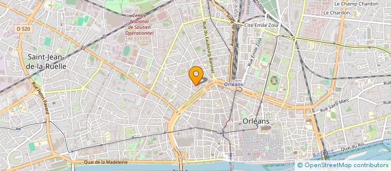 localisation de l'entreprise MONSIEUR JOSSELIN MONTAGU  ORLEANS