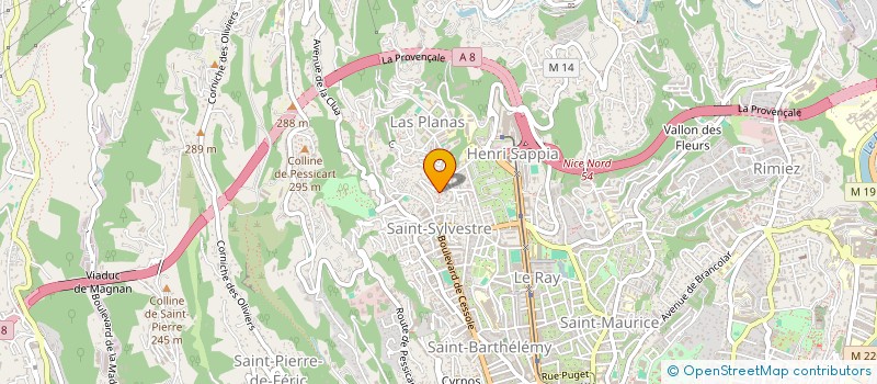 localisation de l'entreprise MONSIEUR JOSSELIN MONTI  NICE