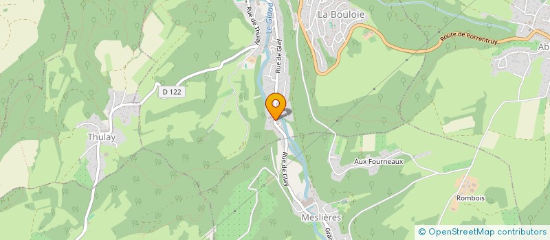 localisation de l'entreprise MONSIEUR JOSSELIN MORLOT  ATHESANS-ETROITEFONTAINE