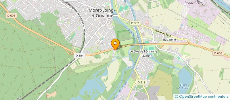 localisation de l'entreprise MONSIEUR JOSSELIN MULLER à MORET-LOING-ET-ORVANNE