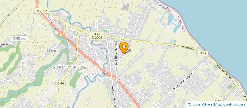 localisation de l'entreprise MONSIEUR JOSSELIN NELAUPE  SAINT-ANDRE