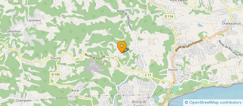 localisation de l'entreprise MONSIEUR JOSSELIN OUALLI à SAINTE-ANNE