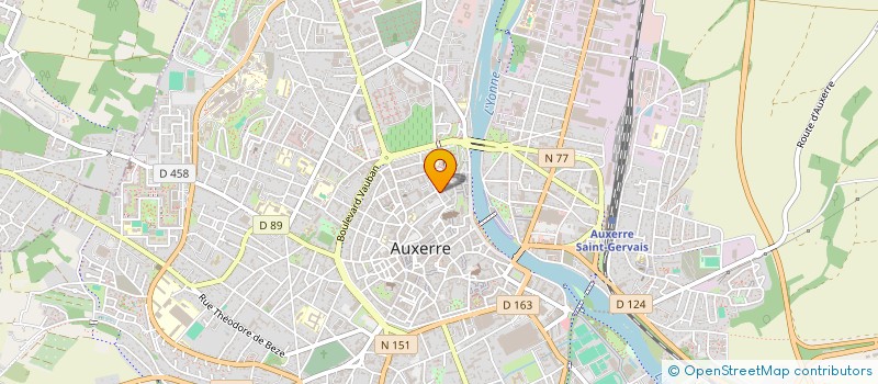 localisation de l'entreprise MONSIEUR JOSSELIN PIBOULEAU à AUXERRE
