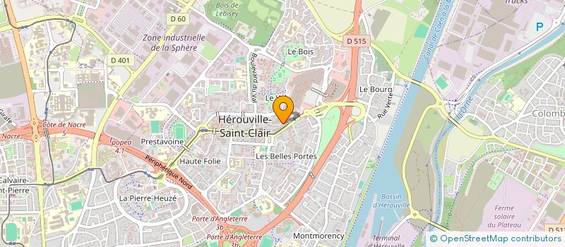localisation de l'entreprise MONSIEUR JOSSELYN CAGNOLI à HEROUVILLE-SAINT-CLAIR