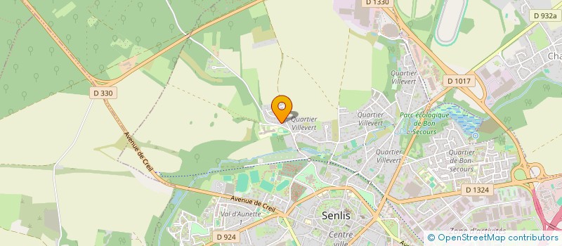 localisation de l'entreprise MONSIEUR JOSSELYN LEFORT à SENLIS