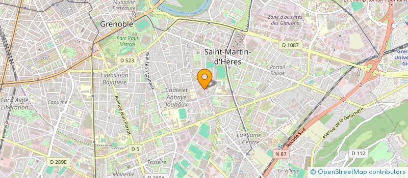 localisation de l'entreprise MONSIEUR JOSSERAND GAUDY à GRENOBLE