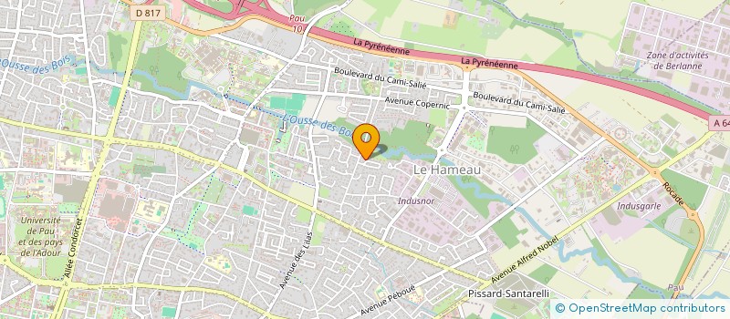 localisation de l'entreprise MONSIEUR JOSSOY CATHELIN  PAU