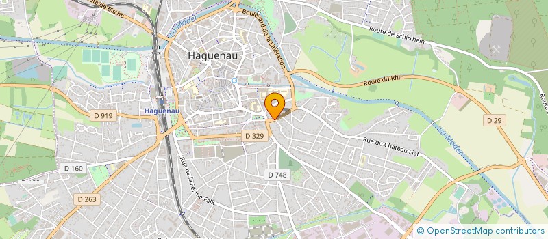 localisation de l'entreprise MONSIEUR JOST REINERT à HAGUENAU