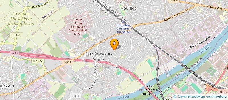 localisation de l'entreprise MONSIEUR JOSUA-GABRIEL DE ASSUNCAO GOMES  CARRIERES-SUR-SEINE