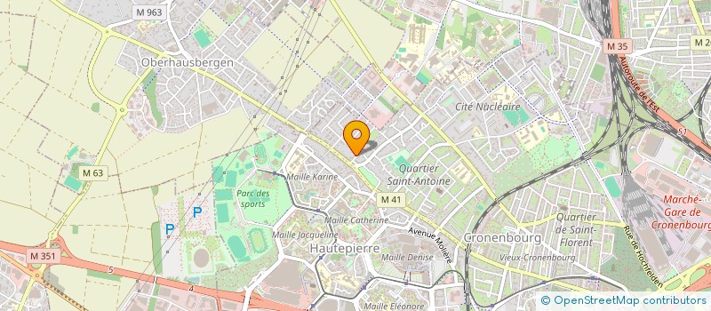 localisation de l'entreprise MONSIEUR JOSUA MEYER à STRASBOURG
