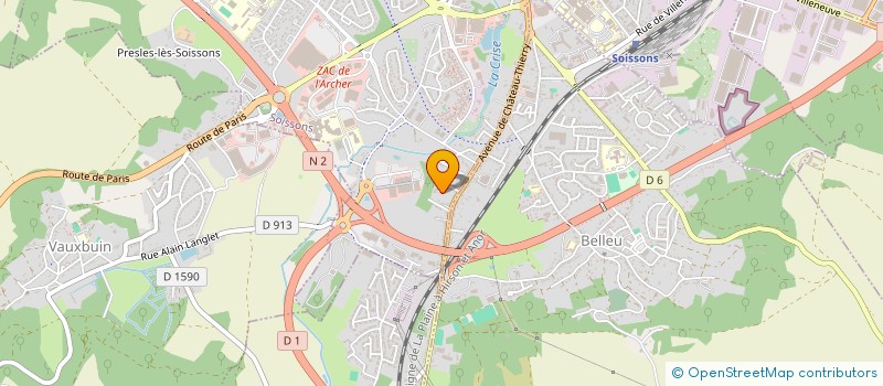localisation de l'entreprise MONSIEUR JOSUE ALLEMAND à SOISSONS