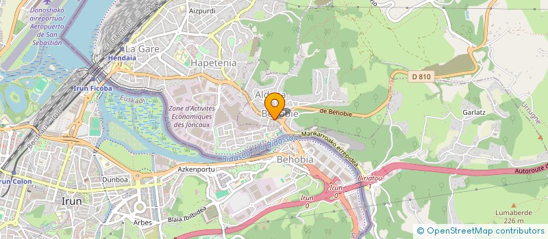 localisation de l'entreprise MONSIEUR JOSUE ANTONANZAS LAINEZ à URRUGNE