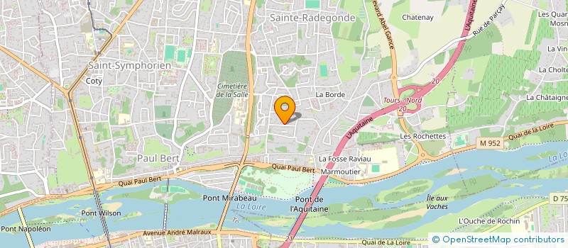 localisation de l'entreprise MONSIEUR JOSUE ARNAULT  TOURS
