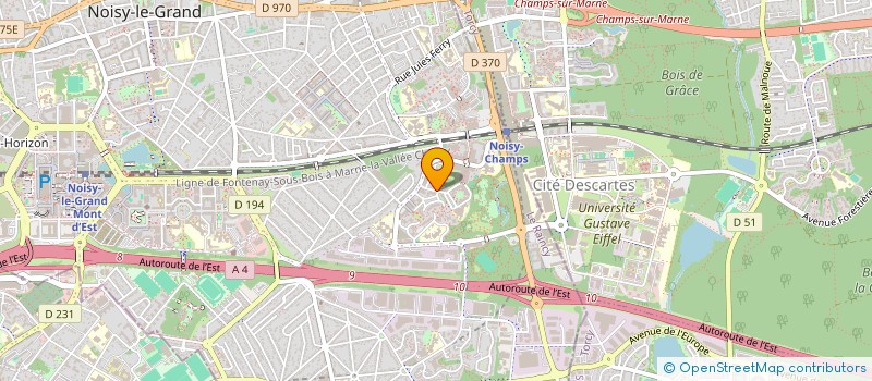 localisation de l'entreprise MONSIEUR JOSUE ASSOR  NOISY-LE-GRAND