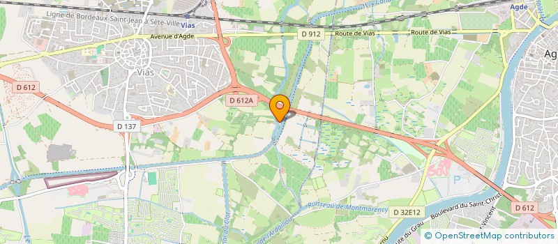 localisation de l'entreprise MONSIEUR JOSUE BENISTY  VIAS