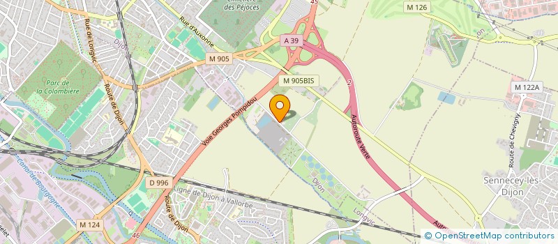 localisation de l'entreprise MONSIEUR JOSUE BENOIT  DIJON