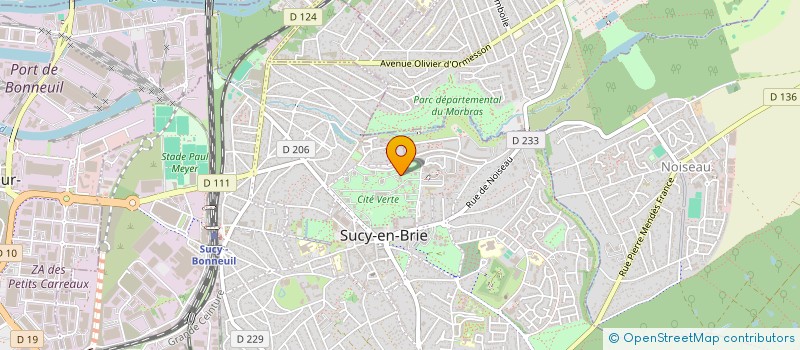 localisation de l'entreprise MONSIEUR JOSUE BOGMIS DJON  SUCY-EN-BRIE