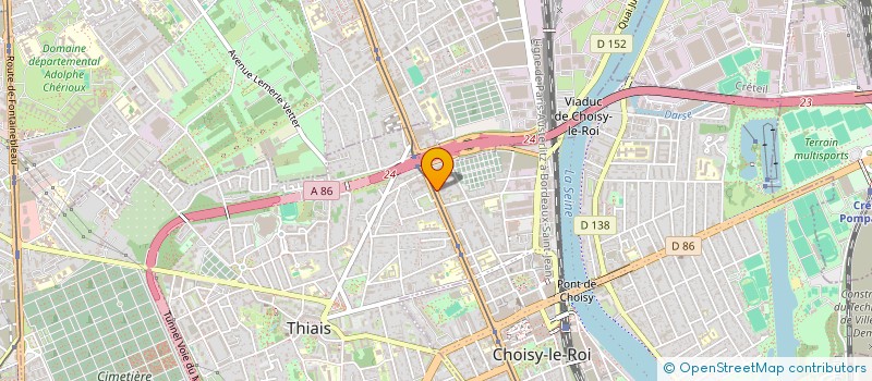 localisation de l'entreprise MONSIEUR JOSUE CAMBRONE  CHOISY-LE-ROI