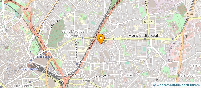 localisation de l'entreprise MONSIEUR JOSUE DEBART à LILLE