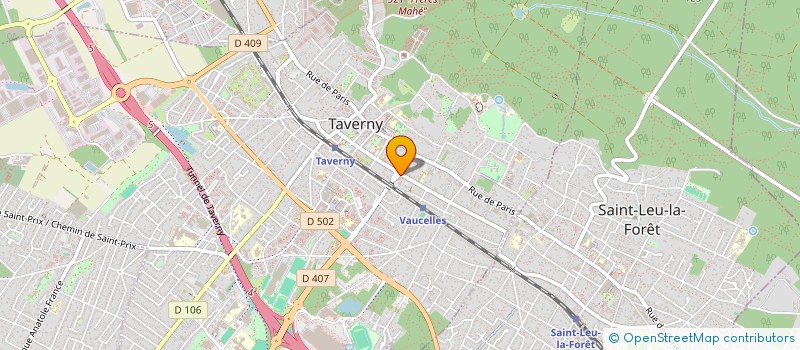 localisation de l'entreprise MONSIEUR JOSUE DUVIL  TAVERNY