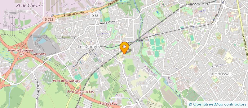 localisation de l'entreprise MONSIEUR JOSUE ELFRICH  BOUGUENAIS