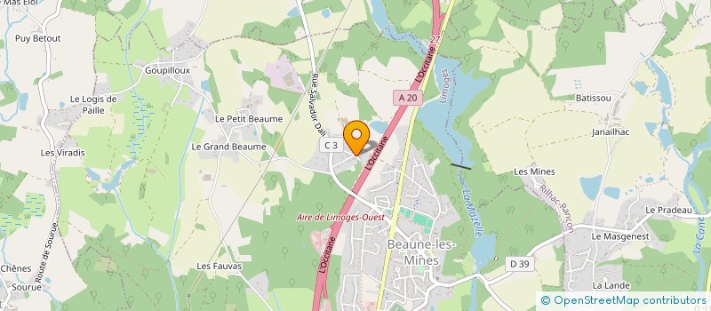 localisation de l'entreprise MONSIEUR JOSUE FLORES à LIMOGES