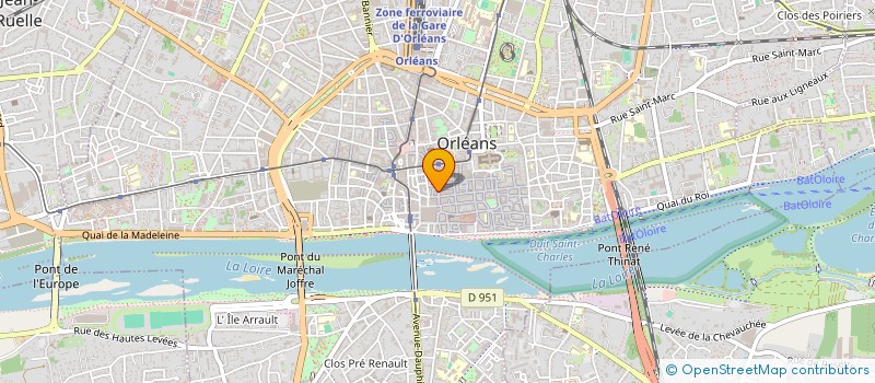 localisation de l'entreprise MONSIEUR JOSUE GALLIEN BAROSY  ORLEANS