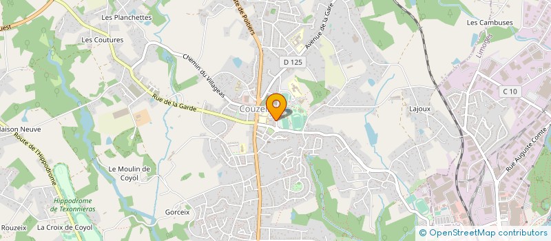 localisation de l'entreprise MONSIEUR JOSUE GARCIA à COUZEIX