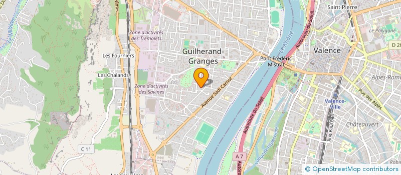 localisation de l'entreprise MONSIEUR JOSUE GUTHINGER  GUILHERAND-GRANGES