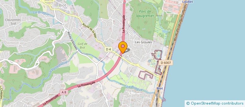 localisation de l'entreprise MONSIEUR JOSUE KLIN à ANTIBES