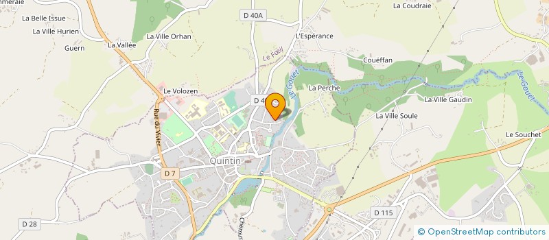 localisation de l'entreprise MONSIEUR JOSUE MANCHAUD à QUINTIN