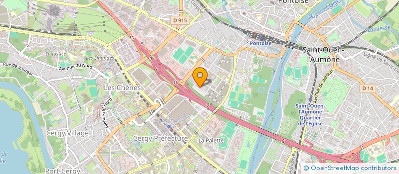 localisation de l'entreprise MONSIEUR JOSUE MFINDA-KULA  PONTOISE