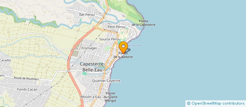 localisation de l'entreprise MONSIEUR JOSUE MOUNOUSSAMY  CAPESTERRE-BELLE-EAU