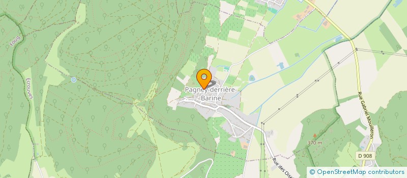 localisation de l'entreprise MONSIEUR JOSUE OESCH  PAGNEY-DERRIERE-BARINE