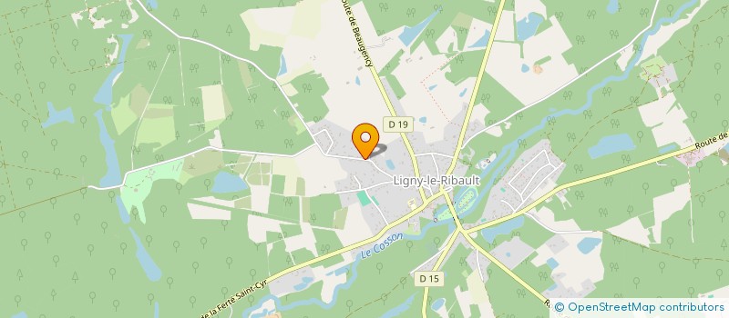 localisation de l'entreprise MONSIEUR JOSUE OLIVEIRA CUNHA à LIGNY-LE-RIBAULT