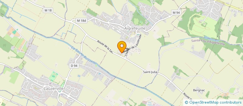 localisation de l'entreprise MONSIEUR JOSUE PENDA  AIGREFEUILLE