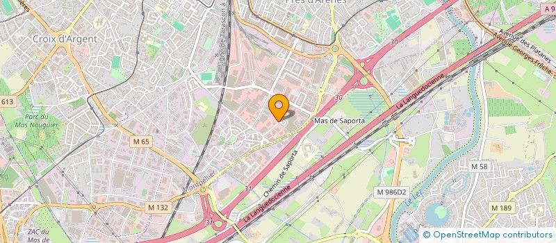 localisation de l'entreprise MONSIEUR JOSUE POUBILE  MONTPELLIER