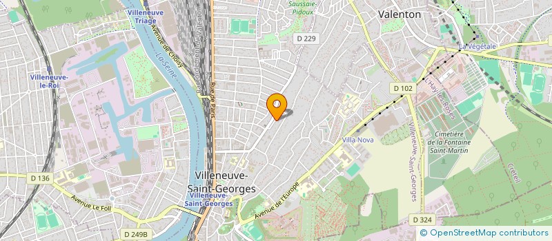 localisation de l'entreprise MONSIEUR JOSUE RASOZA  VILLENEUVE-SAINT-GEORGES