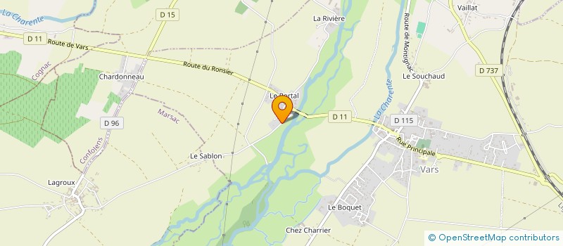 localisation de l'entreprise MONSIEUR JOSUE REINARD à VARS