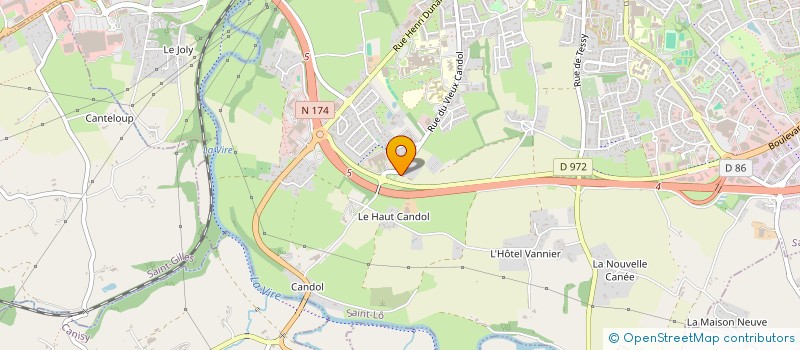 localisation de l'entreprise MONSIEUR JOSUE RENARD  SAINT-LO