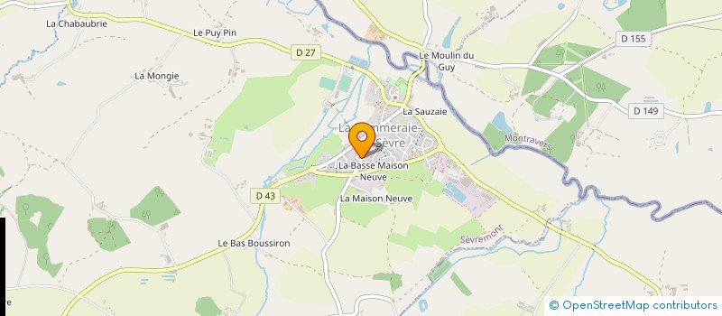 localisation de l'entreprise MONSIEUR JOSUE TOMADON à SEVREMONT