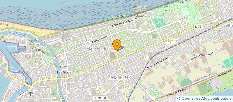 localisation de l'entreprise MONSIEUR JOSUE WISSOCQ à DUNKERQUE