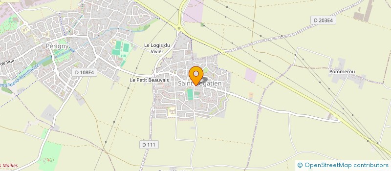 localisation de l'entreprise MONSIEUR JOSY PRIOUZEAU  SAINT-ROGATIEN