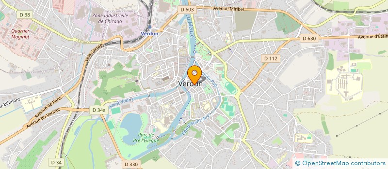 localisation de l'entreprise MONSIEUR JOSYAN ROBERT à VERDUN