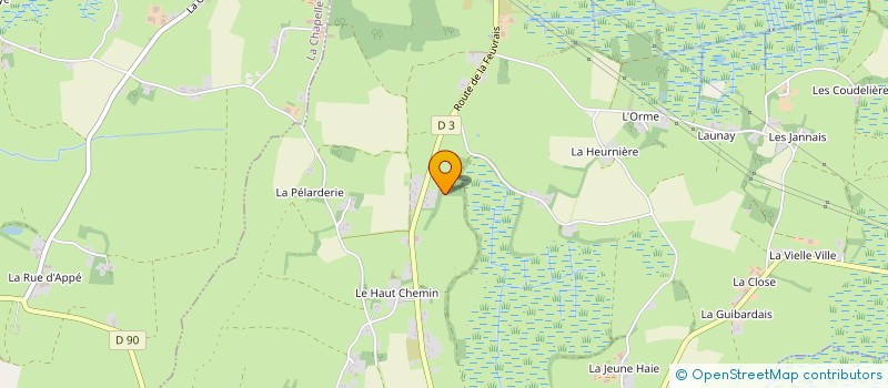 localisation de l'entreprise MONSIEUR JOSYCK BERNARD  LAVAU-SUR-LOIRE